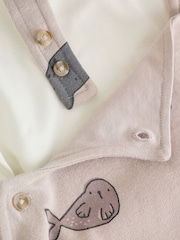 Grey Winter Character Jersey Dungaree and Bodysuit Baby Set (0mths-2yrs) - Image 4 of 6