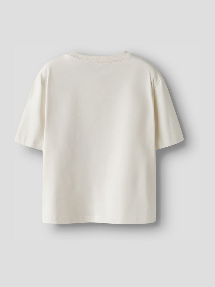 Name It White Kids Sequin Cherry Boxy Short Sleeves T-Shirt - Image 2 of 3