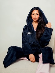 Personalised Two Tone Maxi Dressing Gown - Image 3 of 3