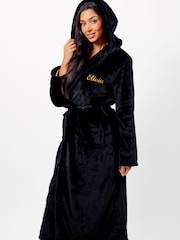 Personalised Plush Maxi Dressing Gown - Image 1 of 2