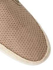Dune London Brown Fishers Espadrilles - Image 6 of 6