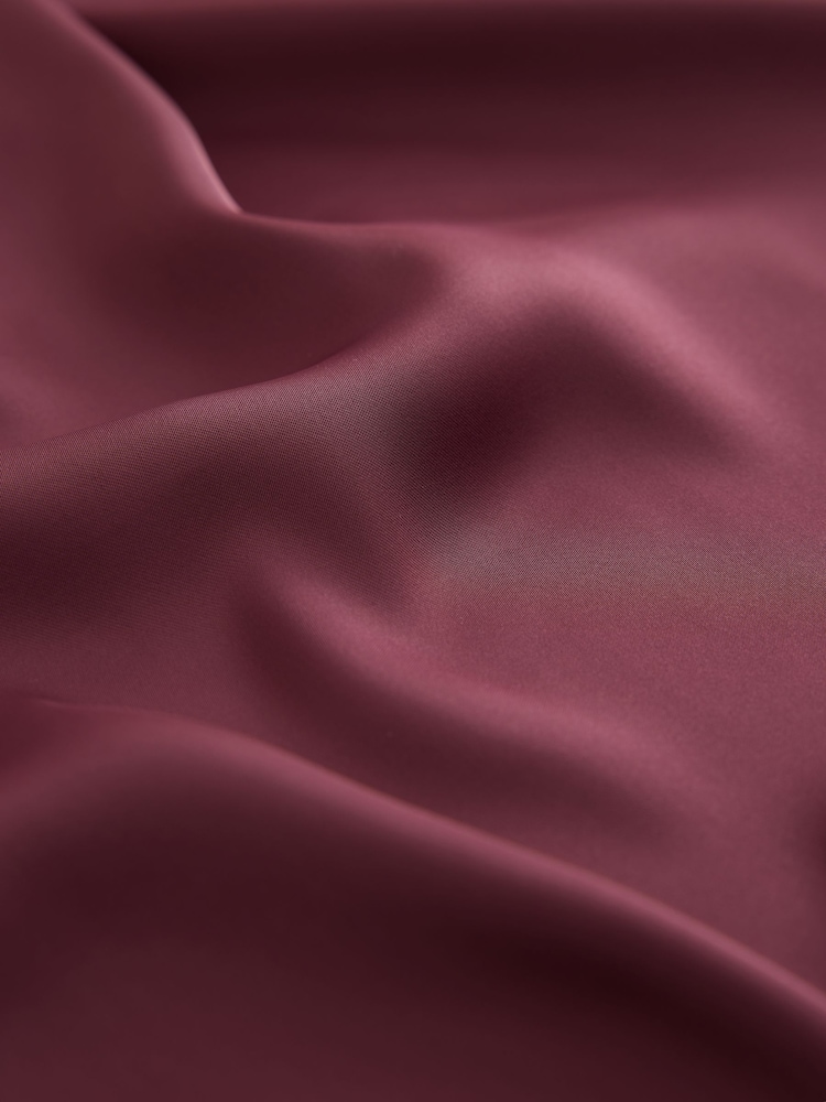 Laura Ashley Burgundy Red Satin Lace Slip Nightie - Image 2 of 9