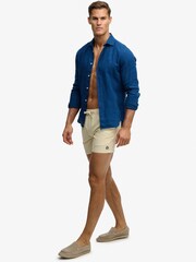 Superdry Yellow Embroidered Logo 15- Inch Swim Shorts - Image 6 of 10