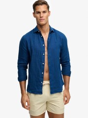 Superdry Yellow Embroidered Logo 15- Inch Swim Shorts - Image 9 of 10