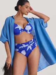 Simply Be Blue Beach to Beach Button Up Shirt - Image 3 of 4