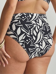 Simply Be Black Magisculpt Twist Front High Waist Bikini Bottoms - Image 2 of 4