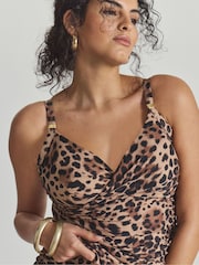 Simply Be Animal Magisculpt Tankini Top - Image 3 of 4