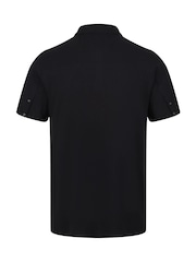 Luke 1977 Black Macau Polo Shirt - Image 5 of 6