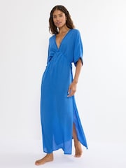 Triumph Blue Beach MyWear Kaftan Maxi Dress - Image 1 of 5