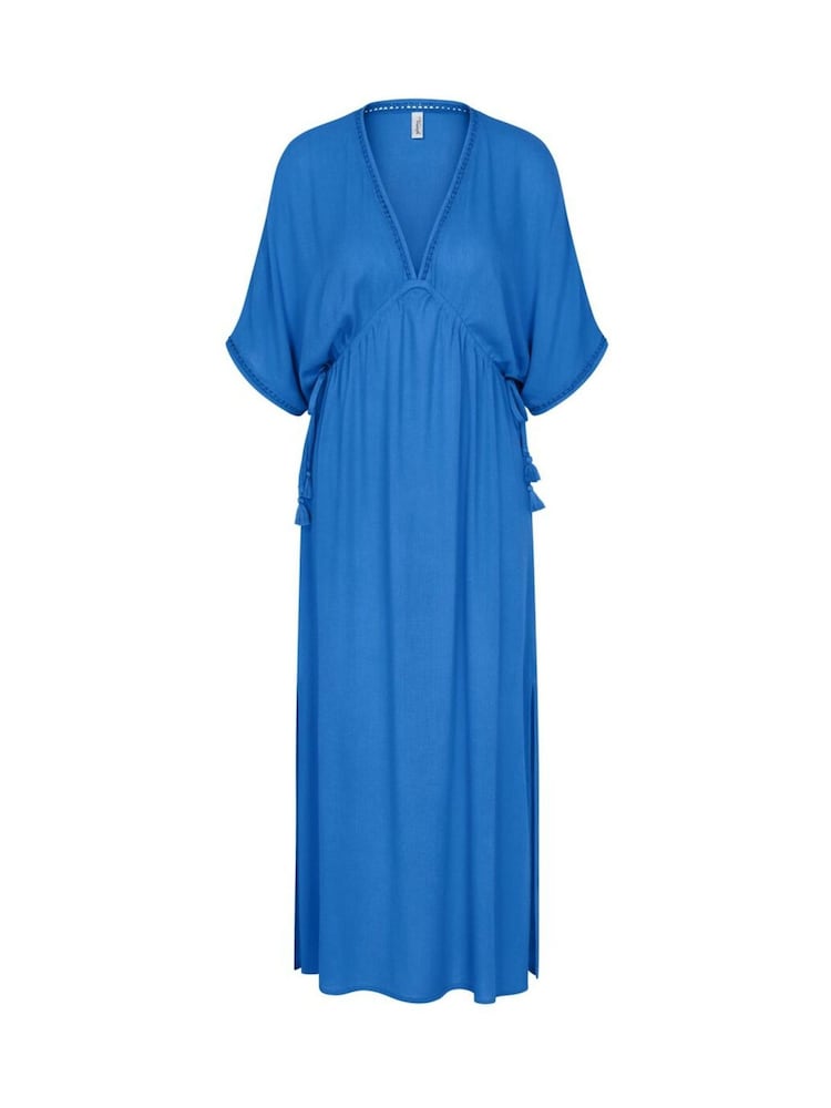 Triumph Blue Beach MyWear Kaftan Maxi Dress - Image 5 of 5