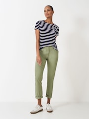 Niebieski - Crew Clothing Company Breton T-Shirt - Obraz 3 z 6