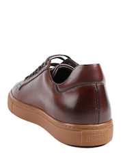 بني داكن - تلبيس قياسي - حذاء رياضي جلد للرجال تشكيلة Simon من Jones Bootmaker - صورة 3 من 5