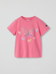 Polarn O. Pyret Pink Printed T-Shirt - Image 1 of 3