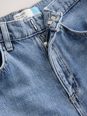 Light Blue Wide Smart Palazzo Jeans - Image 7 of 8