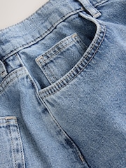 Light Blue Wide Smart Palazzo Jeans - Image 8 of 8