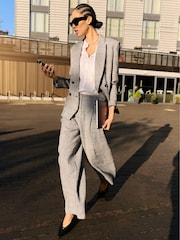 Baukjen Lester Linen Blend Wide Leg Trousers - Bild 1 von 5