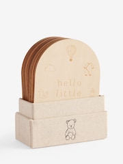 Black and White Baby Icons Wooden Milestone Cards - Image 5 of 7