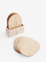 Black and White Baby Icons Wooden Milestone Cards - Image 6 of 7