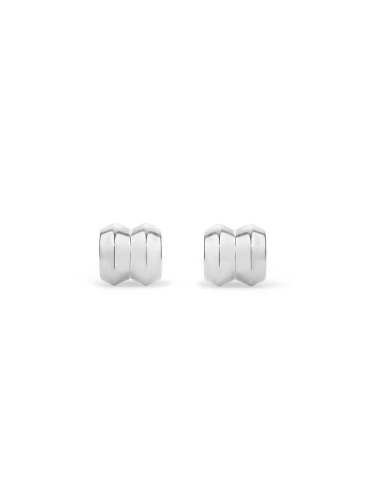 W odcieniu srebra - Dinny Hall Iceni Warrior Stud Earrings - Obraz 3 z 3