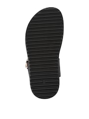 Jones Bootmaker Chocolate Juneau Buckled Sandals - Image 6 of 6