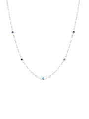 Серебристый цвет - Ожерелье-цепочка с отделкой стразами Dinny Hall - Изображение 2 3