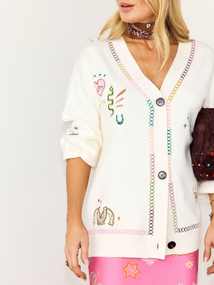 Never Fully Dressed Western Martha Cardigan - תמונה 5 מתוך 5