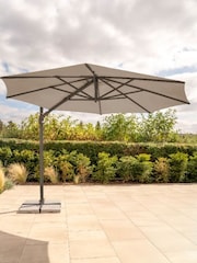 Kettler Stone Cream Luna 3.0m Round Cantilever Parasol - Image 1 of 6