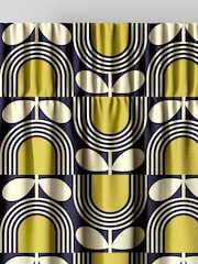 Orla Kiely Navy Striped Tulip Made to Measure Curtains - Image 6 of 8