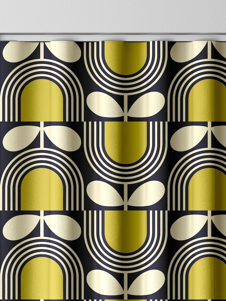 Orla Kiely Navy Striped Tulip Made to Measure Curtains - Image 8 of 8 Orla Kiely Navy Striped Tulip Made to Measure Curtains - Image 8 of 8