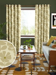 Orla Kiely Vintage Lace Wildflower Made to Measure Curtains - Image 1 of 8