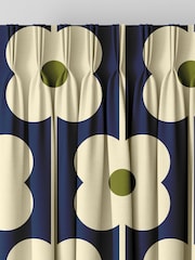 Orla Kiely Coffee Abacus Flower Made to Measure Curtains - Image 5 of 9