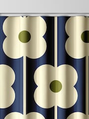 Orla Kiely Coffee Abacus Flower Made to Measure Curtains - Image 8 of 9