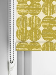 Orla Kiely Yellow Textured Flower Made to Measure Blinds - Image 5 of 6