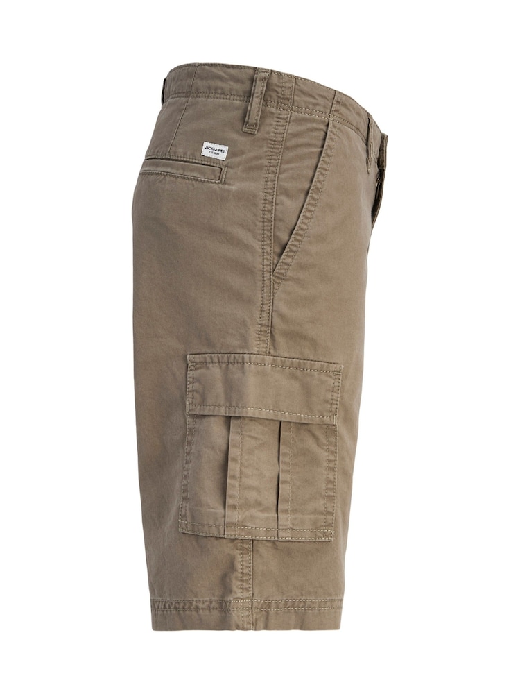 JACK & JONES Junior Brown Relaxed Fit Cargo Shorts - Image 7 of 7 JACK & JONES Junior Brown Relaxed Fit Cargo Shorts - Image 7 of 7