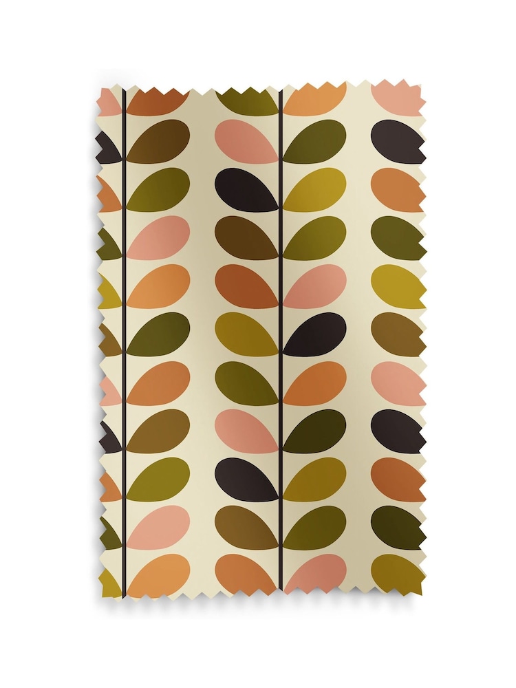 Orla Kiely Auburn Orange Multi Stem Made to Measure Blinds - Image 6 of 6