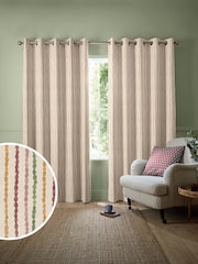 Emily Bond Multi Moroccan Stripe Made to Measure Curtains - Image 1 of 9