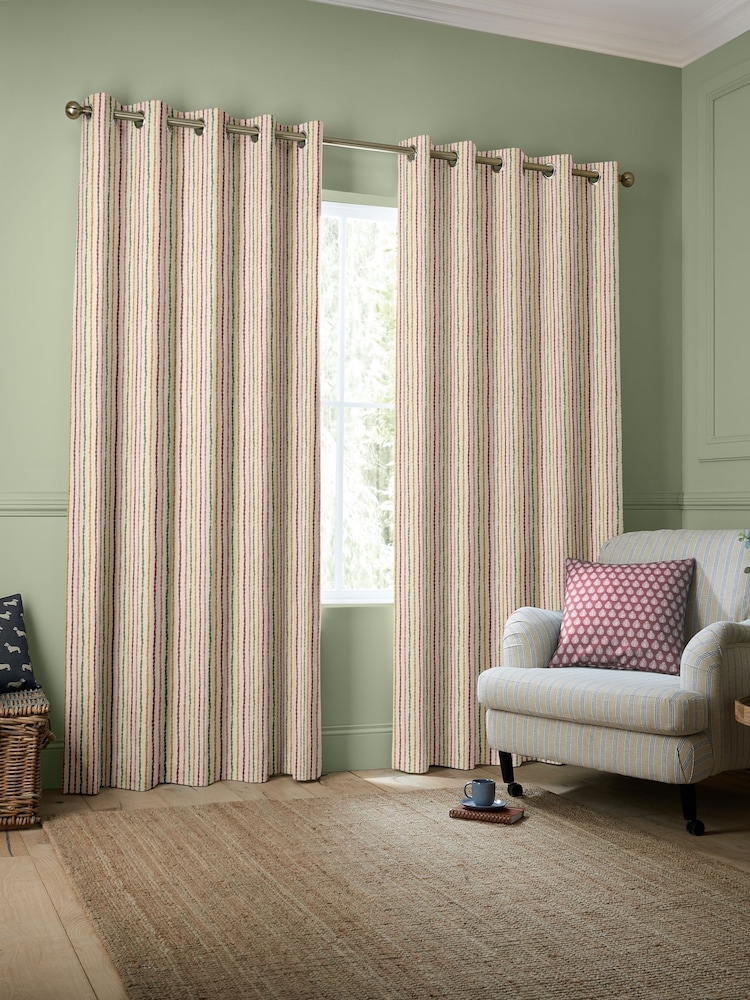 Emily Bond Multi Moroccan Stripe Made to Measure Curtains - Image 2 of 9