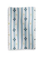 Emily Bond Blue Clara Made to Measure Curtains - Image 9 of 9