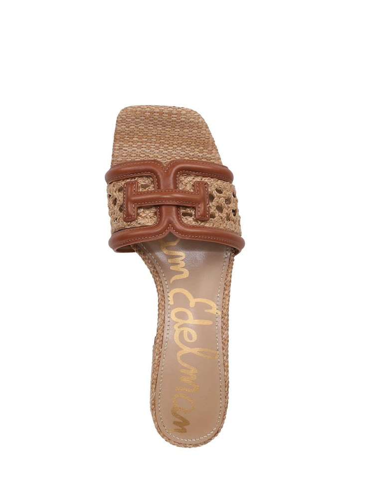 Sandalias Waylon de ajuste estándar con tejido trenzado de Sam Edelman - Imagen 2 de 3