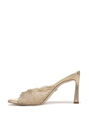 Sam Edelman Gold Iva Regular Fit Slides - Image 2 of 7