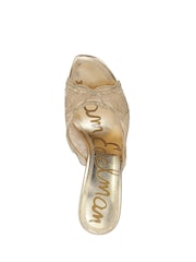 Sam Edelman Gold Iva Regular Fit Slides - Image 6 of 7
