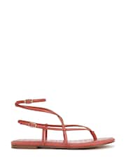 Sam Edelman Orange Clarra Regular Fit Strappy Sandals - Image 1 of 7