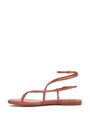 Sam Edelman Orange Clarra Regular Fit Strappy Sandals - Image 2 of 7