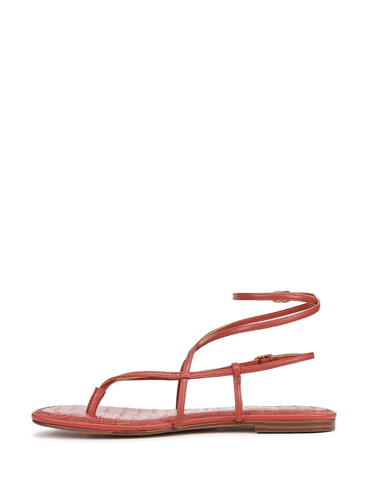Sam Edelman Orange Clarra Regular Fit Strappy Sandals - Image 2 of 7