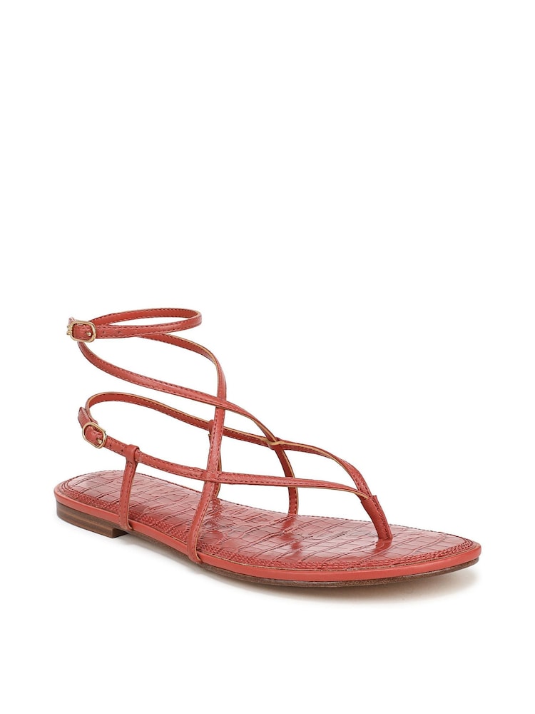 Sam Edelman Orange Clarra Regular Fit Strappy Sandals - Image 7 of 7