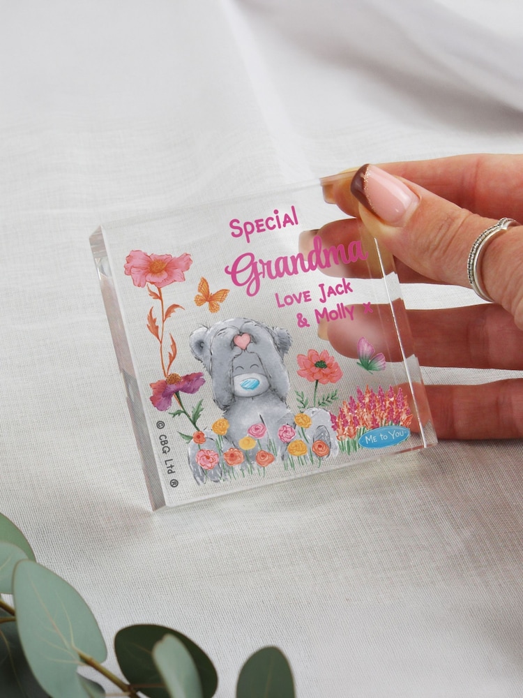 Personalised Me to You Flowers Glass Ornament by PMC - Image 3 of 3 Personalised Me to You Flowers Glass Ornament by PMC - Image 3 of 3