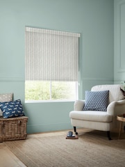 Emily Bond Blue Moroccan Stripe Made to Measure Blinds - Image 2 of 6