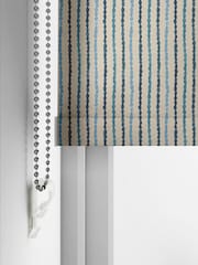 Emily Bond Blue Moroccan Stripe Made to Measure Blinds - Image 5 of 6
