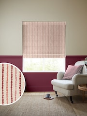 Emily Bond Red Moroccan Stripe Made to Measure Blinds - Image 1 of 6