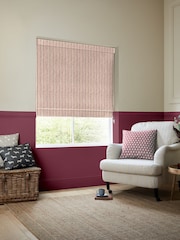 Emily Bond Red Moroccan Stripe Made to Measure Blinds - Image 5 of 6